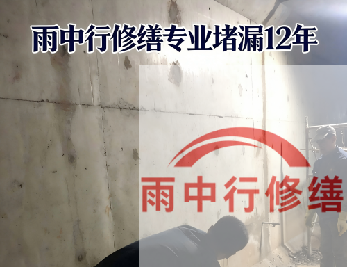 襄阳某商场电梯井堵漏案例